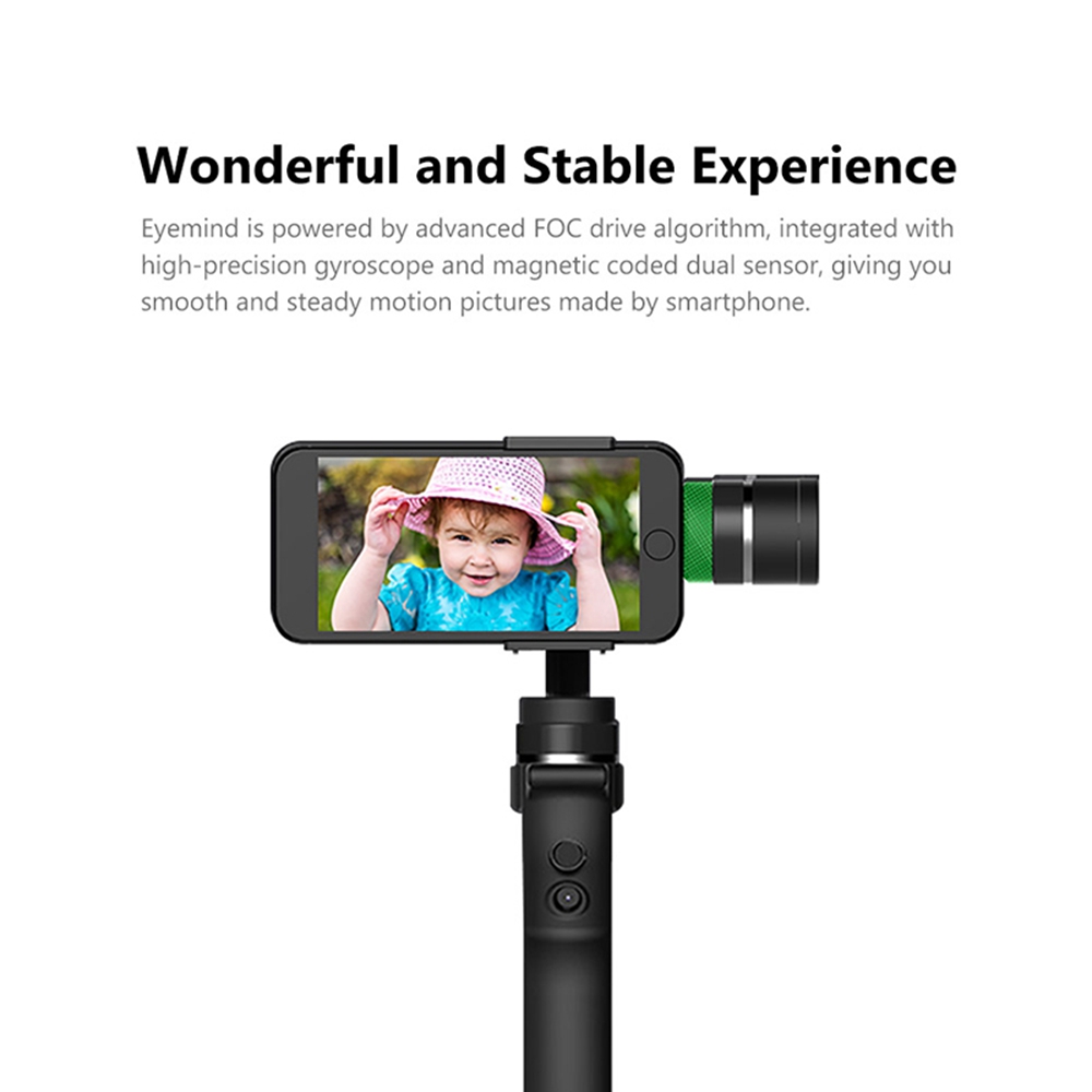 Beyondsky Eyemind 3-Axis Intelligent Handheld Gimbal for Smartphone - Black