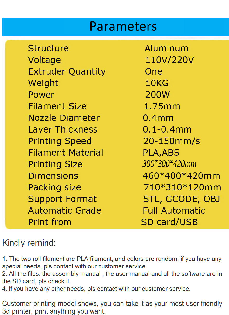 [HK Stock] FLSUN 3D Printer Plus i3 DIY Kit Auto leveling 3D Printing Size 300X300X420 Heated Bed Full Gifts