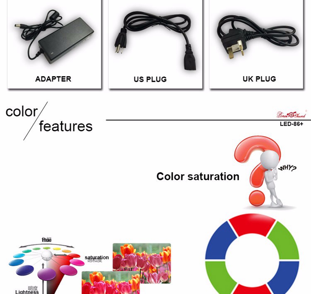 LED-86+ 5.8-inch Screen Projector LCD Screen + LED light - White