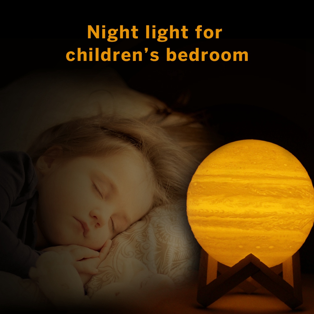 Geekbes 3D LED Jupiter Light 15cm