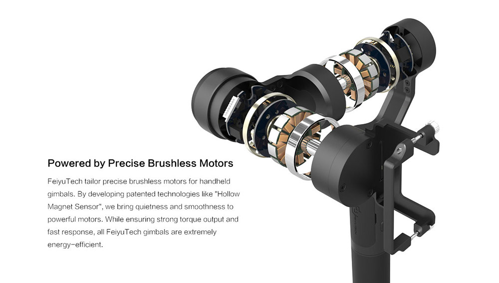 [HK Stock]Feiyu Tech G5 V2 3-Axis Splash-proof Brushless Handheld Gimbal for Gopro HERO 6/5/4/3 Action Cameras of Similar Size