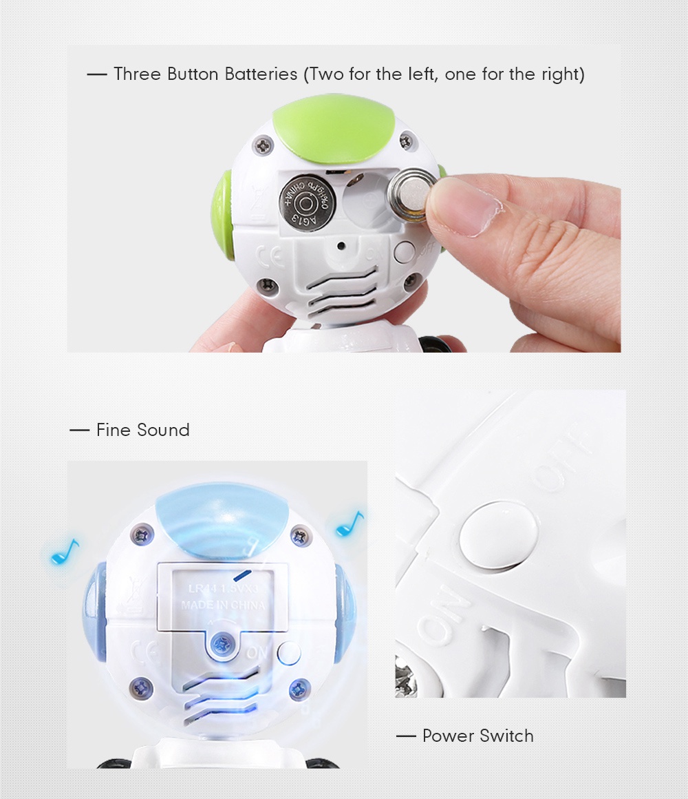 JJRC R8 LUKE Intelligent Robot Touch Response Alloy Body DIY Gesture RTR - Random Color