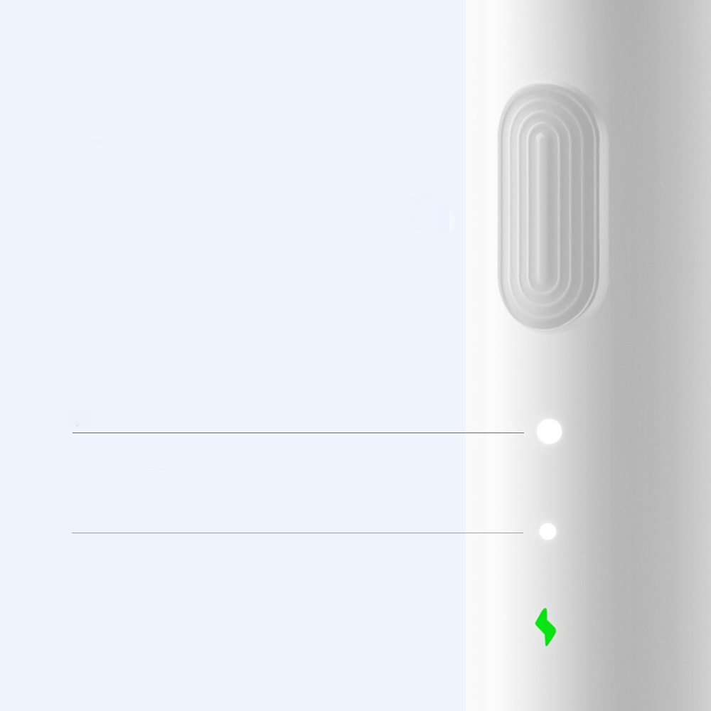 Xiaomi Doctor Bei Bet-C01 فرشاة أسنان كهربائية بتقنية الاهتزازات الصوتية Ipx7 مقاومة للماء مع صندوق سفر - أبيض