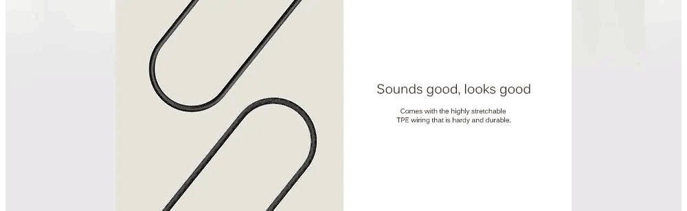 Xiaomi QTEJ03JY Ring Iron Earphone 2 Graphene Diaphragm Dynamic coil + Moving Iron Double Sound Unit - Black