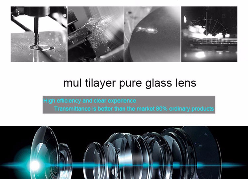 LED-86+ 5.8-inch Screen Projector LCD Screen + LED light - White