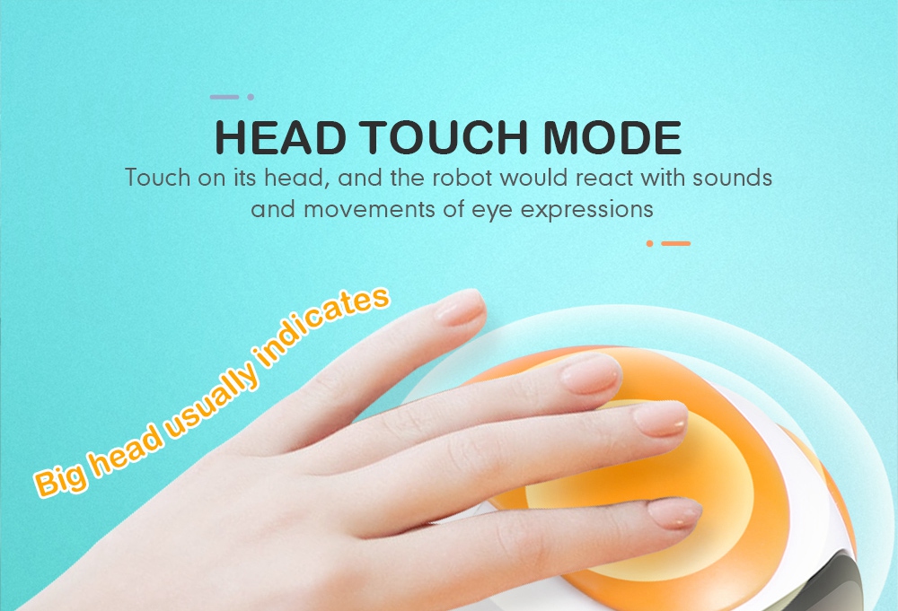 JJRC R8 LUKE Intelligent Robot Touch Response Alloy Body DIY Gesture RTR - Random Color