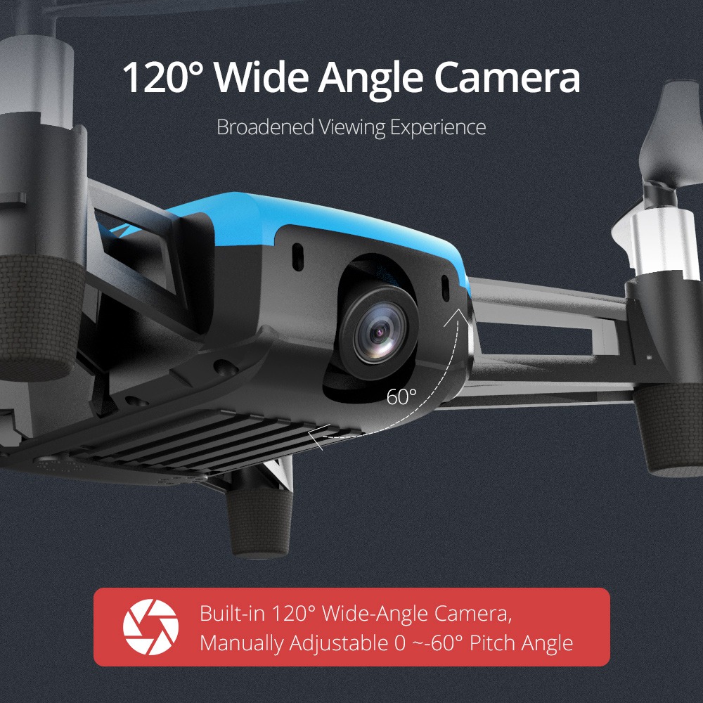 REDPAWZ R020 BLAST RC Quadcopter WIFI FPV 8520 Brushed Motor with HD 720P Wide-angle Camera Altitude Hold RTF - Blue