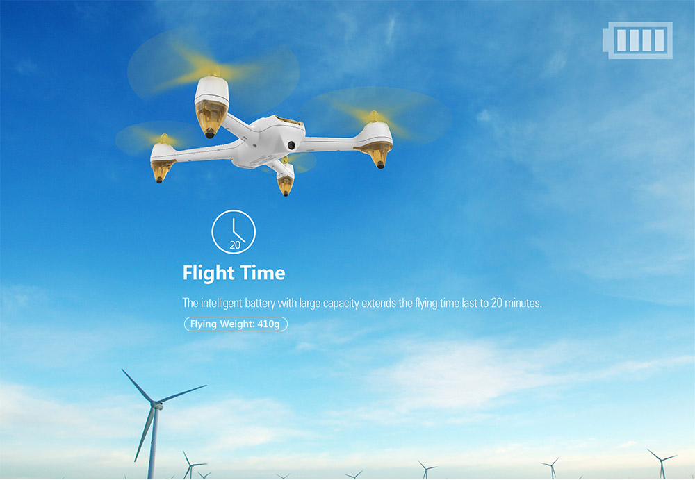 [HK Stock]Hubsan H501S High Edition 5.8G FPV Brushless With 1080P HD Camera GPS RC Quadcopter RTF - Black