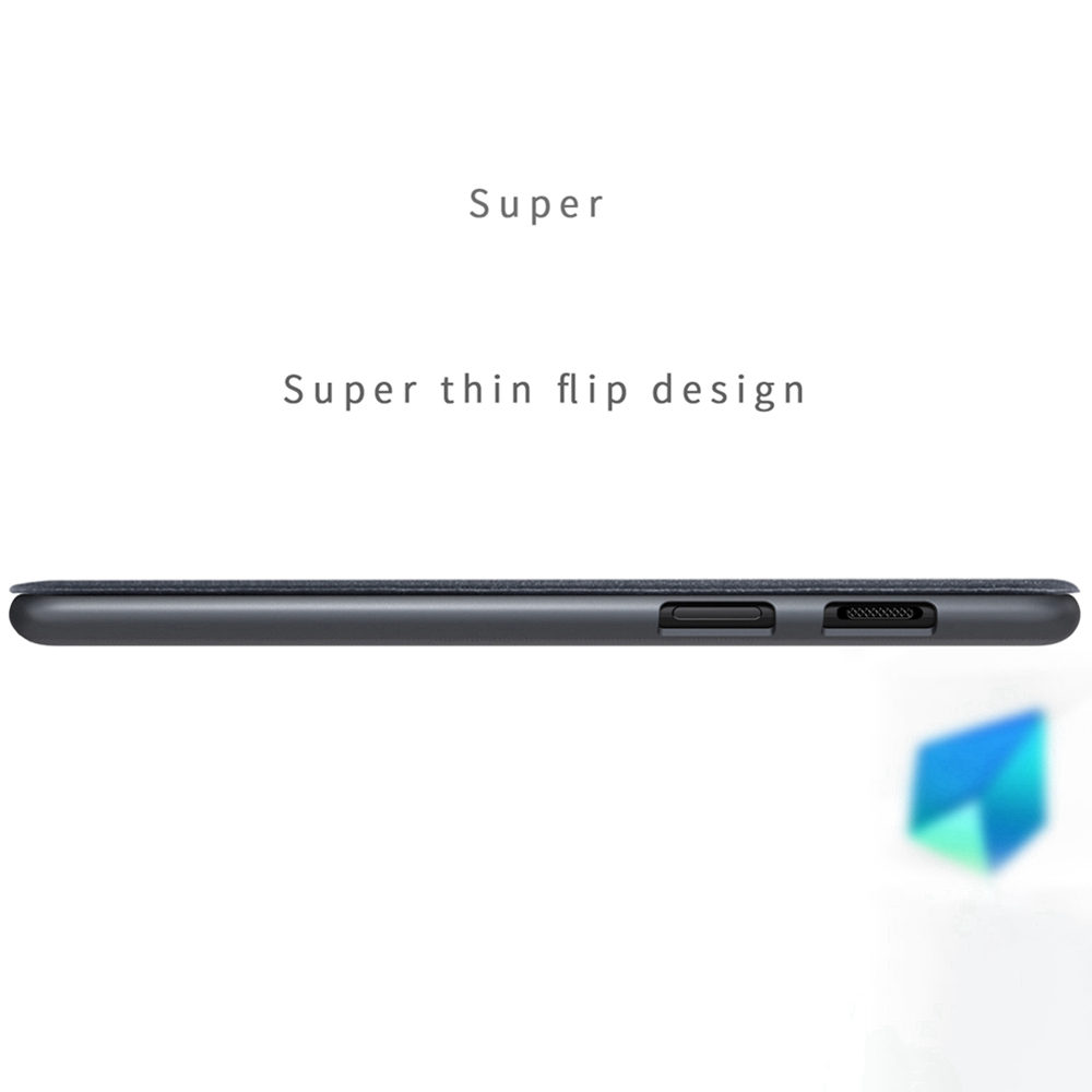 Nillkin Sparkle Series Leather Case For Oneplus 6 Protective Phone Shell - Golden