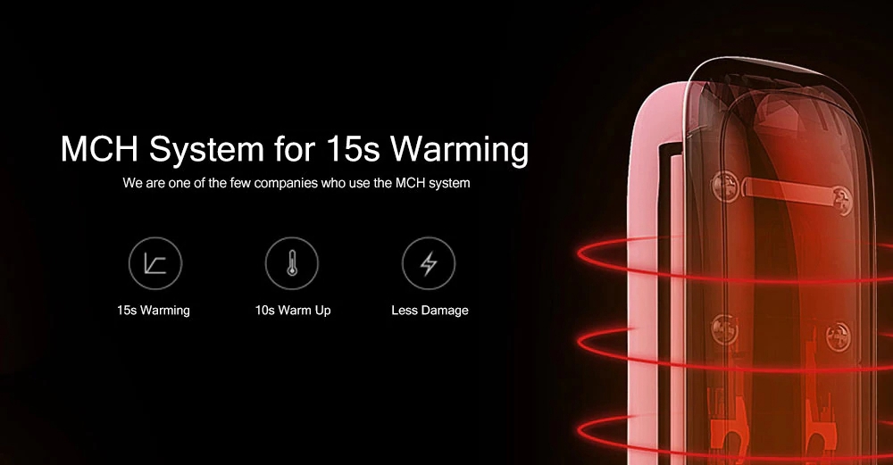 Xiaomi Yueli Hot Steam Hair Straightener Pink