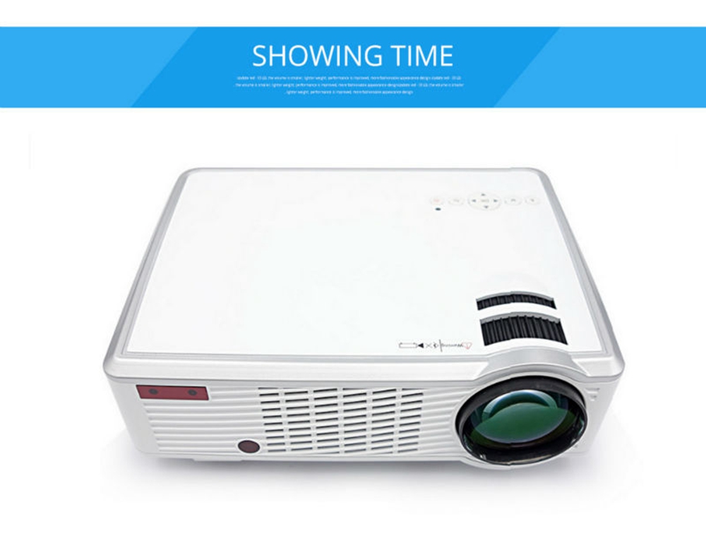 5-inch Screen Projector LED33-02 LCD Screen + LED Light - White