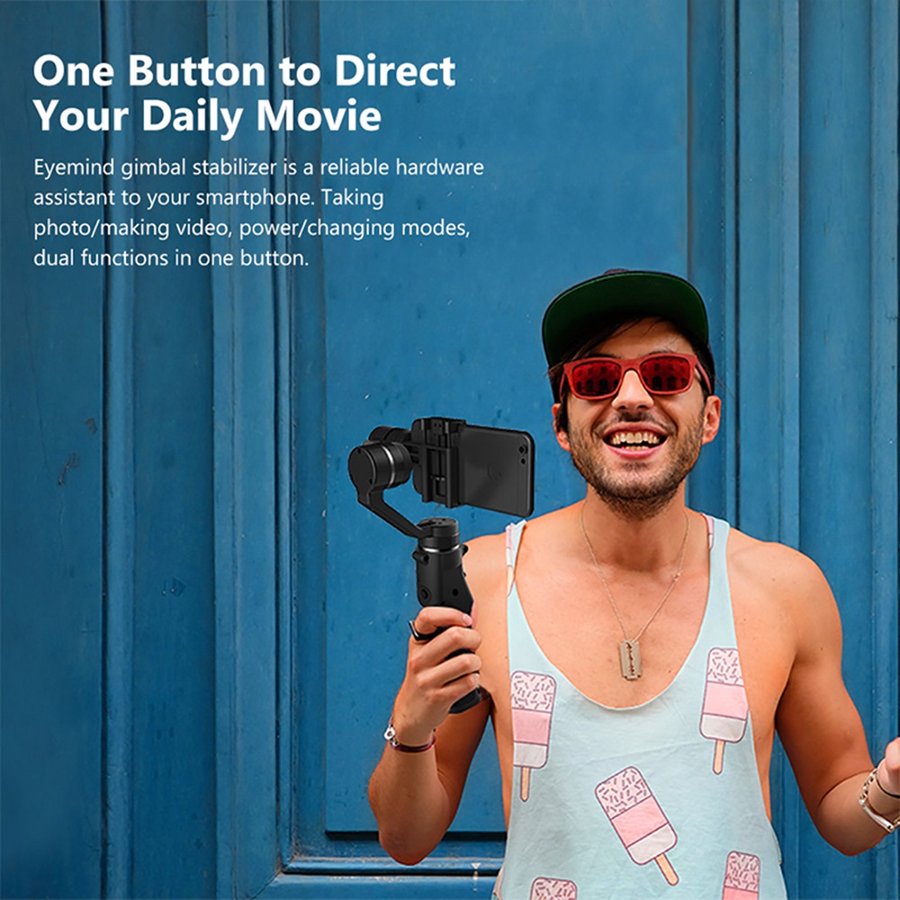 Beyondsky Eyemind 3-Axis Intelligent Handheld Gimbal for Smartphone - Black