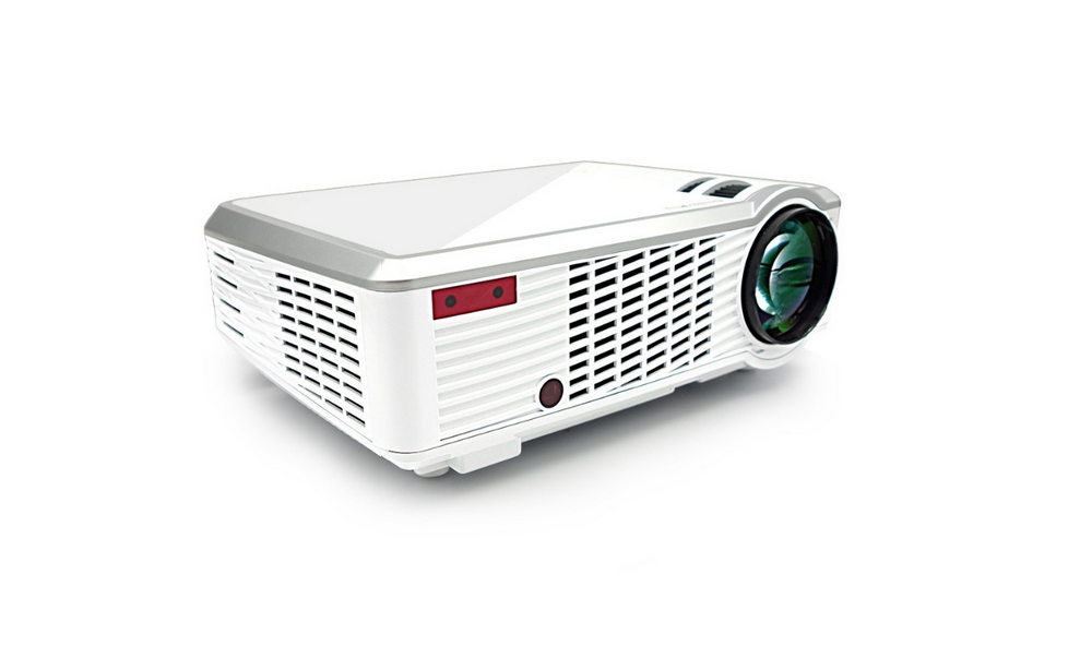 5-inch Screen Projector LED33-02 LCD Screen + LED Light - White