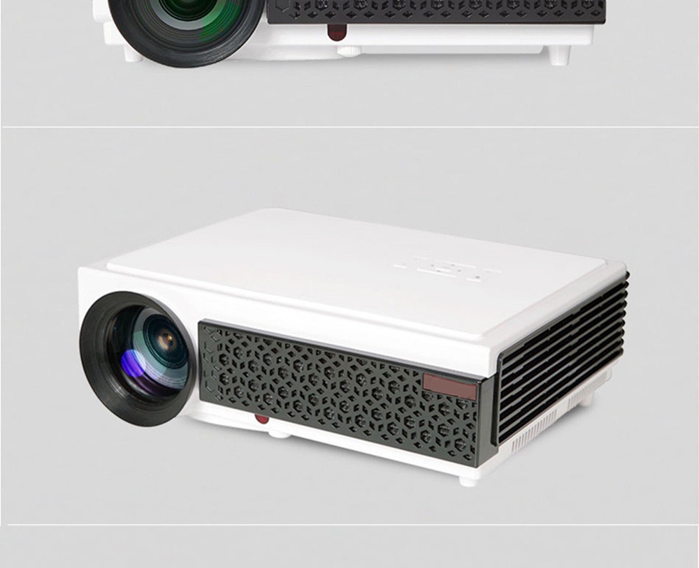 LED-96+ 5.8-inch Screen Projector LCD Screen + LED Light - White