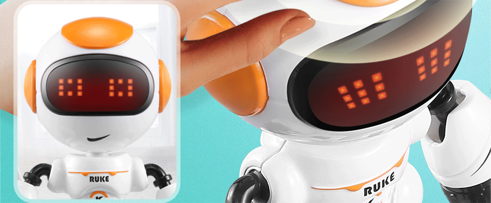 JJRC R8 LUKE Intelligent Robot Touch Response Alloy Body DIY Gesture RTR - Random Color