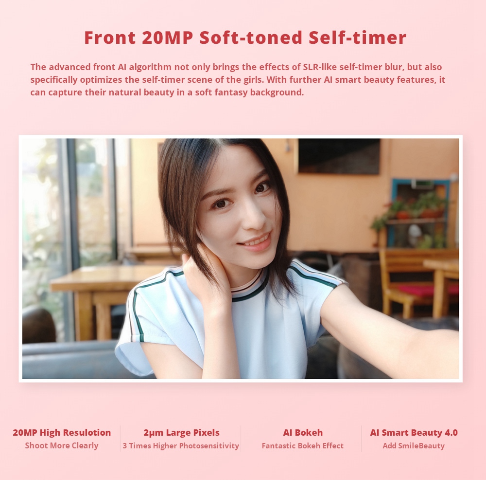 Xiaomi Mi8 SE 5.88 Inch 4G LTE Smartphone Snapdragon 710 6GB 64GB 12.0MP+5.0MP Dual AI Cameras MIUI 9 Infrared Type-C Face ID Fast Charge English and Chinese Version - Dark Gray