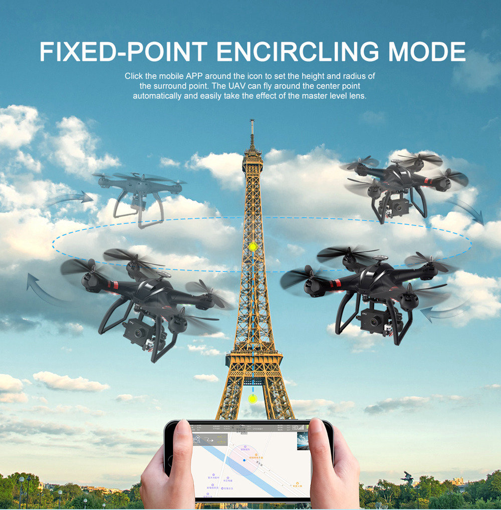 BAYANGTOYS X22 Dual GPS WIFI FPV Brushless Drone with 3-Axis Gimbal 1080P HD Camera RC Quadcopter RTF