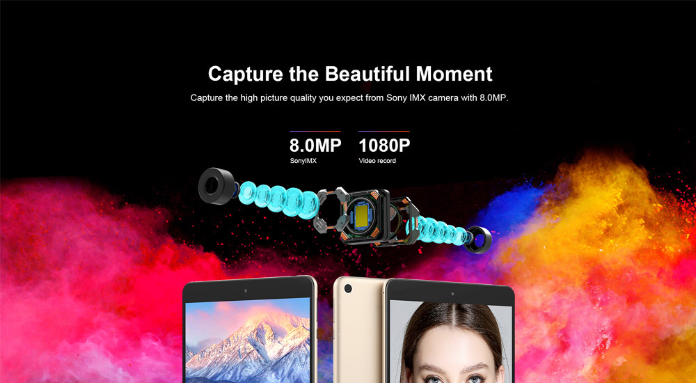 Teclast M89 Tablet PC MT8176 Hexa Core GPS 7.9" IPS Retina Screen 2048*1536 3GB DDR3L 32GB eMMC Android 7.0 - Black+Gold