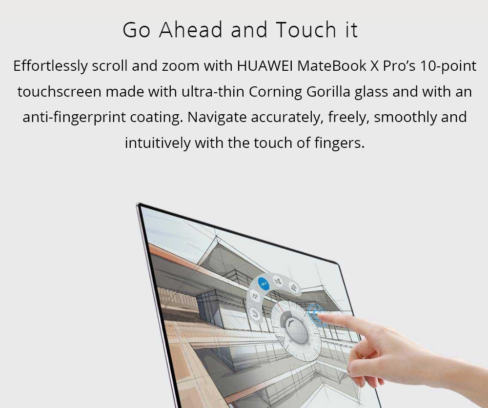 Huawei MateBook X Pro Laptop Intel Core i5-8250U Dual Core 13.9" 100% NTSC LTPS Screen 3000*2000 NVIDIA Geforce MX150 2GB DDR5 8GB DDR3 256GB SSD - Gray
