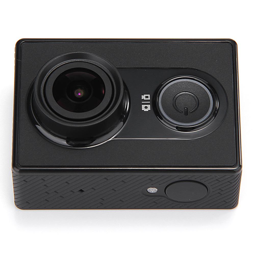 [HK Stock][Official E.U. Edition] Xiaomi Yi Action Camera With Waterproof Case Set Sports Camera WiFi BT4.0 16MP Sony Sensor Ambarella A7LS 1080P HD Video Recording - Black