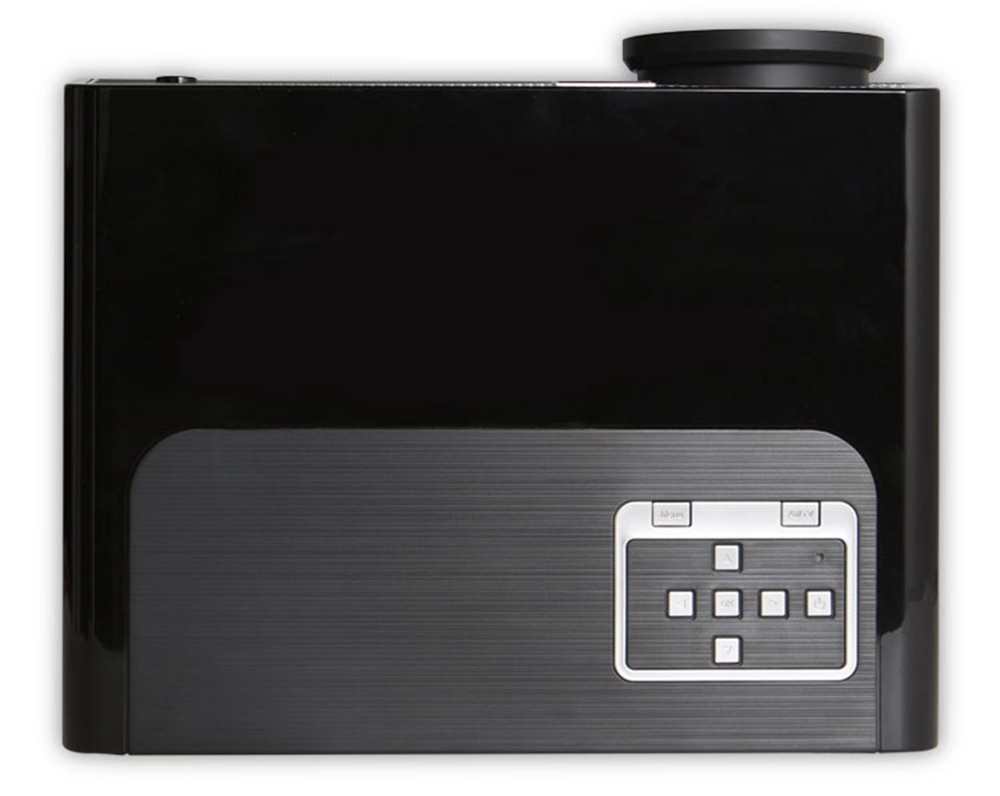 LED-86+WIFI 5.8-inch Screen Projector LCD Screen + LED light - White