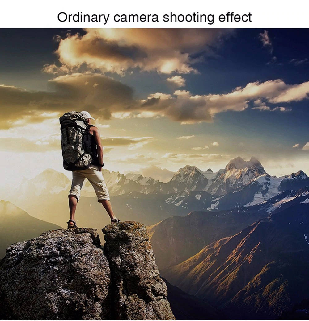 ZGPAX S222 Wearable Action Camera Sports DV DashCam Night Vision IP68 Waterproof Drop-resistant Dustproof FHD 1080P WIFI 140 Degree Wide Angle - Black