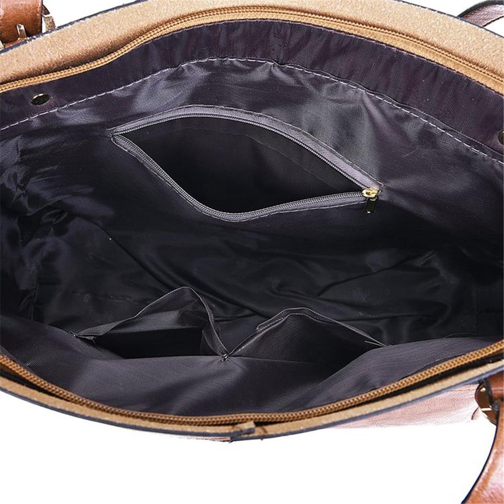 Fashion Tote Purse Satchel Bag PU Leather Women's Handbags - Red