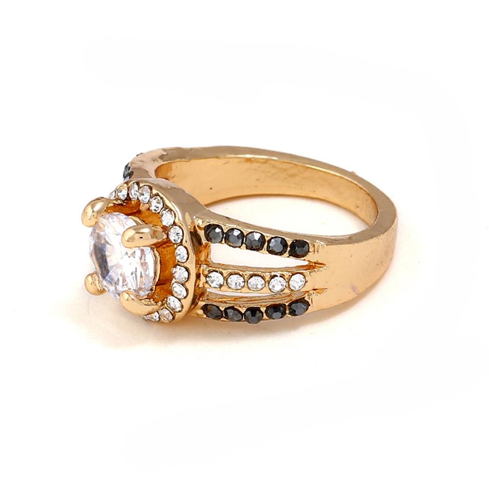 Fashion Beautiful Stylish Jewelry Rings Size 9 - Gold