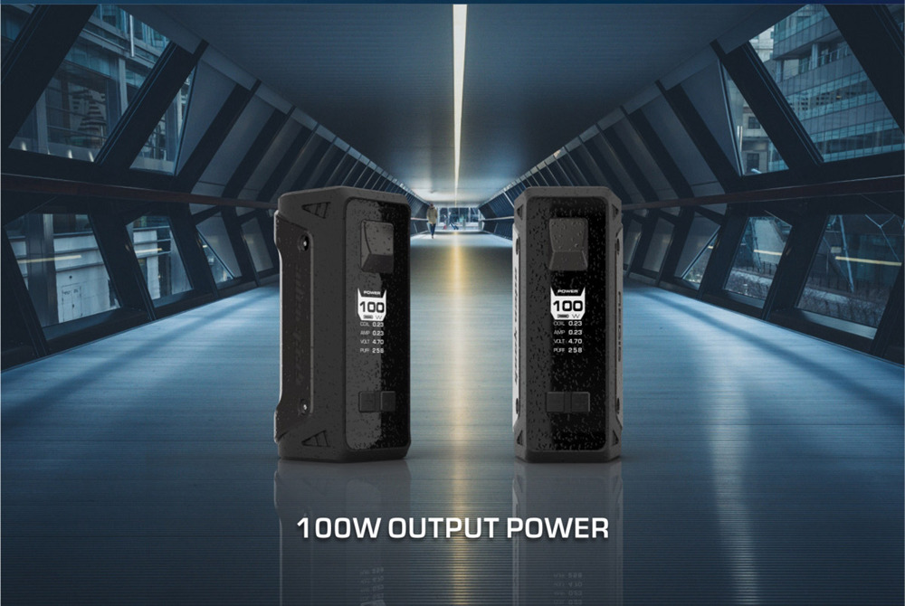 GeekVape Electronic Smoke Cigarette Aegis 100W Mod Kit with Shield Tank - Stealth Black