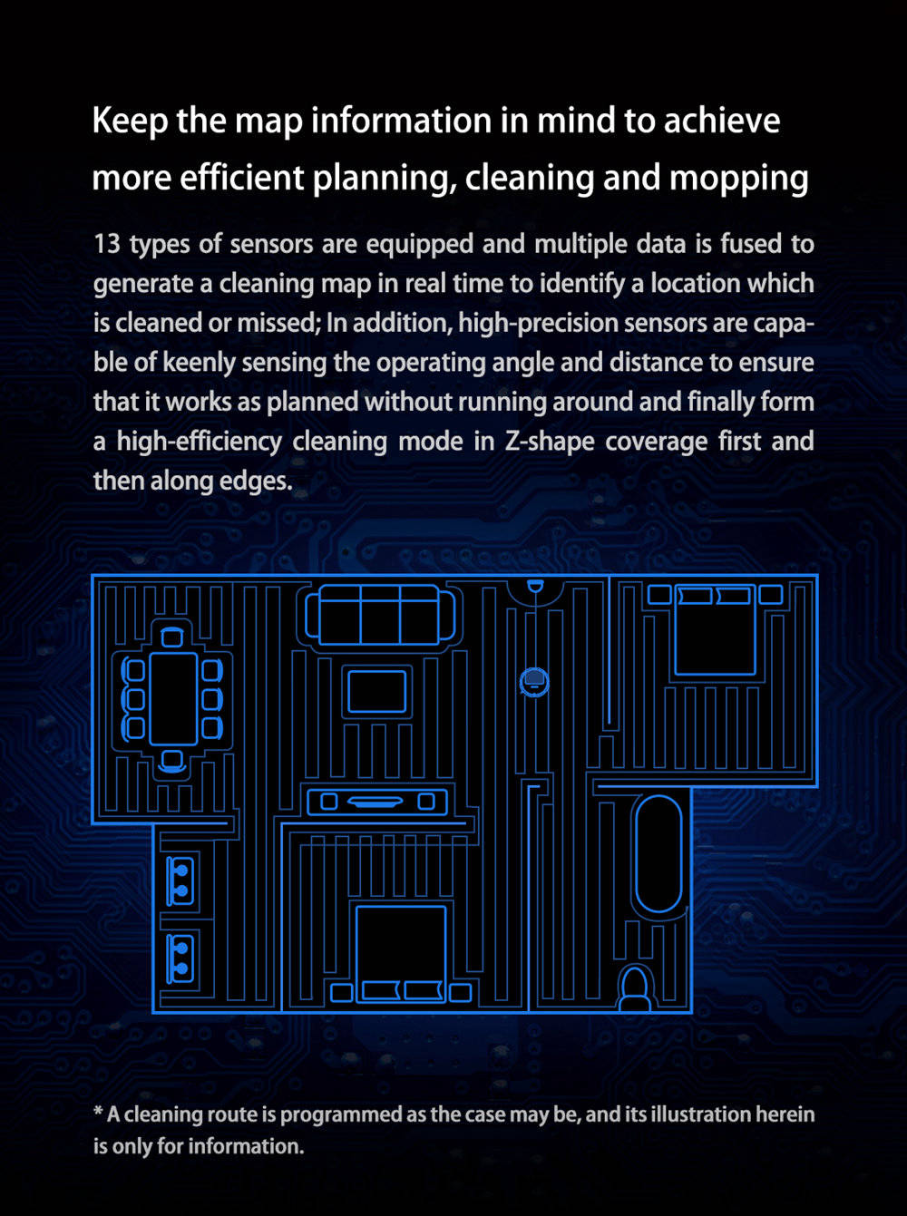 [HK Stock][International Version]Xiaomi Roborock Xiaowa E20 Vacuum Cleaner 2600mA Battery 1800Pa Suction 640ml Large Dust Box Autonomous Planning Edition Works With Amazon Alexa - White