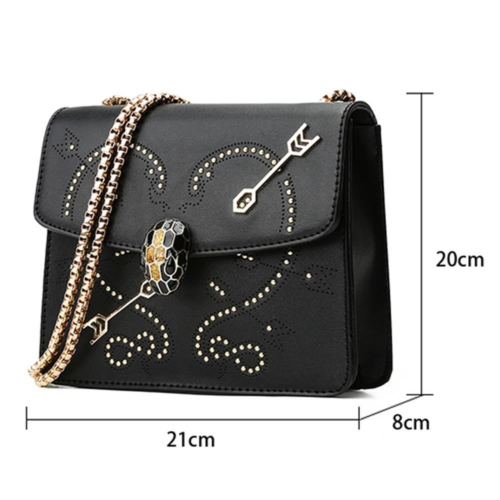 Fashion Tote Satchel Bag PU Leather Bag Messenger Women's Crossbody Bag- Red