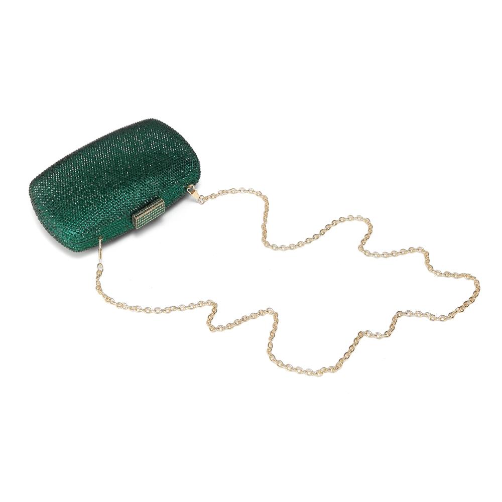 CAIYUE Women Handbag Wedding Party Evening Envelope Clutch Bag Wallet Purse Messenger Phone Bag - Green