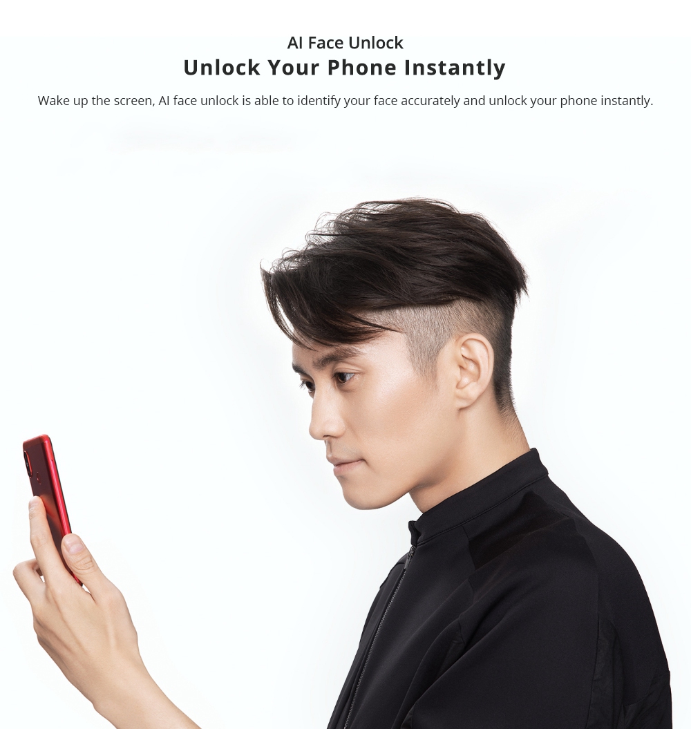 [HK Stock][Official Global Version]Xiaomi Mi A2 Lite 5.84 Inch Full Screen 4G LTE Smartphone Snapdragon 625 3GB 32GB 12.0MP+5.0MP Dual Rear Cameras Android 8.1 4000mAh Touch ID - Black