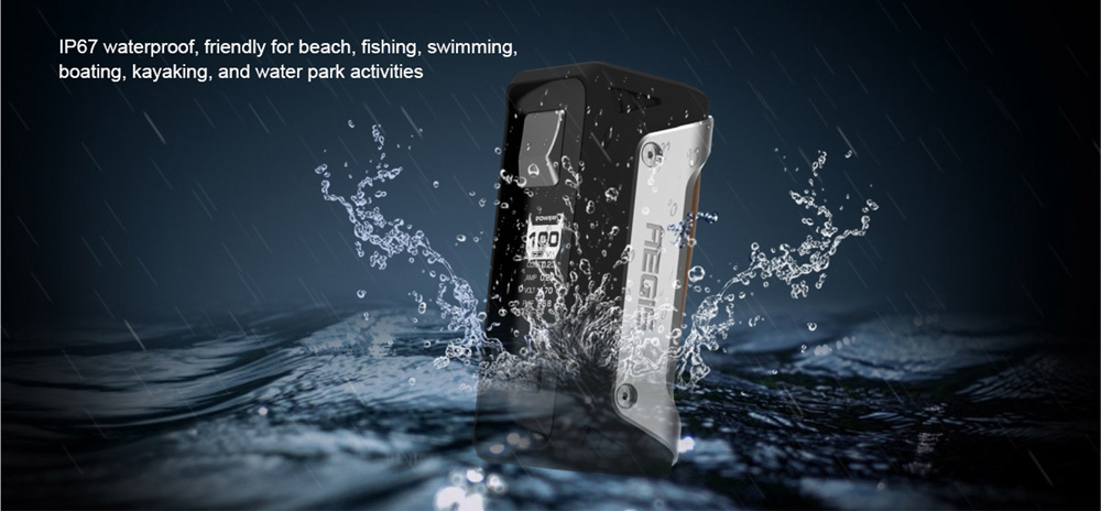 GeekVape Electronic Smoke Cigarette Aegis 100W Mod Kit with Shield Tank - Stealth Black