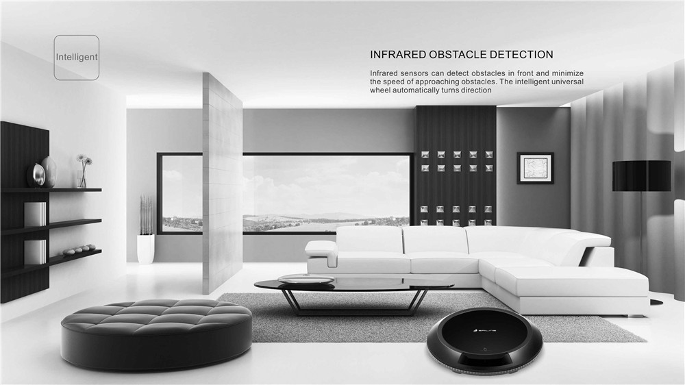 Sailing QH8 Intelligent Vacuum Cleaner Robot Black