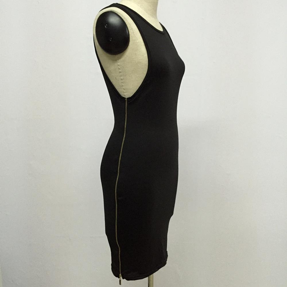 Women Sexy Fashion Backless Party Club Casual Evening Dress Size M-Black