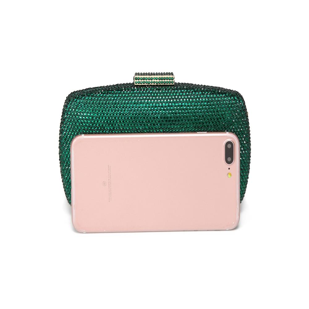 CAIYUE Women Handbag Wedding Party Evening Envelope Clutch Bag Wallet Purse Messenger Phone Bag - Green