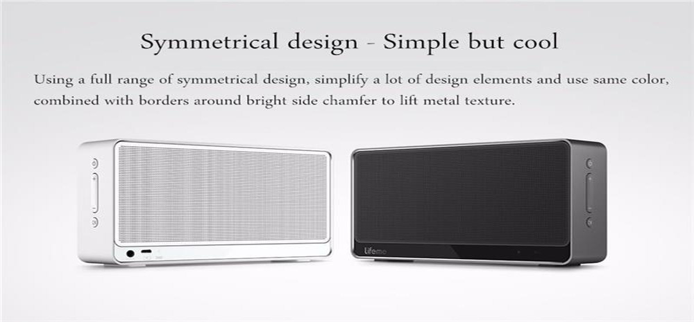 [HK Stock] Original Meizu Lifeme BTS30 Portable Wireless Bluetooth 4.0 Speaker HiFi Sound Box with Hands-free MIC - Black