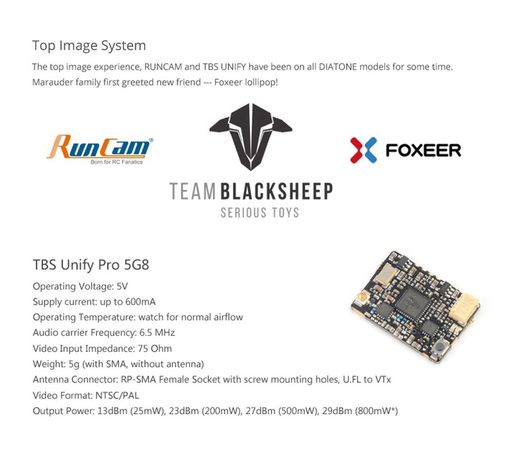 Diatone GT-M515 Normal X Brushless FPV Racing Drone F4M 8K FC OSD 5V BEC 25A 4S ESC with RunCam Camera PNP - Integrated