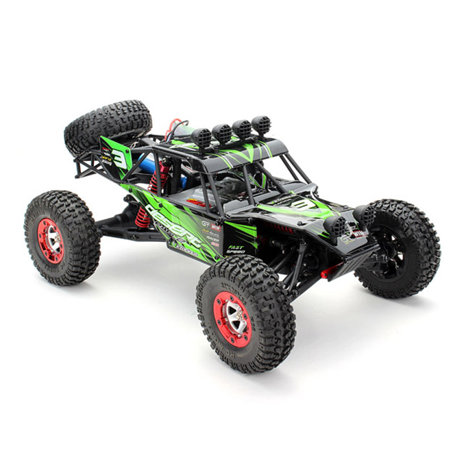 [HK Stock] Feiyue FY03 Eagle-3 1/12 Off-Road Truck 2.4G 4WD Desert Safari Racer RC Car - Green