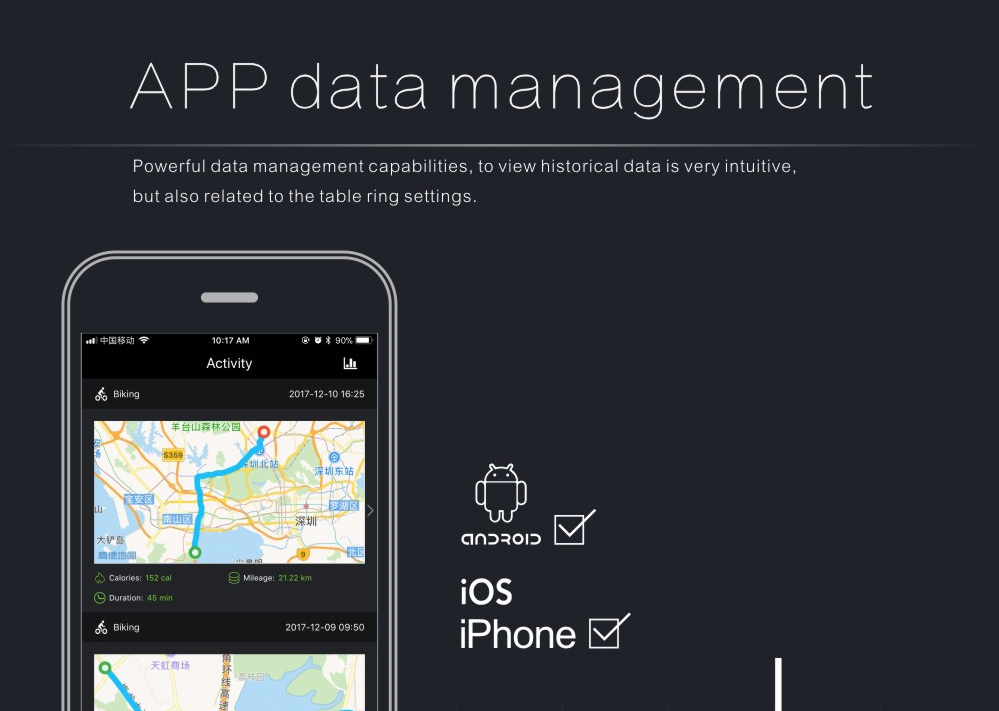 Makibes G03 Plus Smart Bracelet Built-in GPS Color Outdoor Display Screen Dynamic Heart Rate Monitor IP68 Water Resistant Bluetooth Compatible With IOS Android - Red