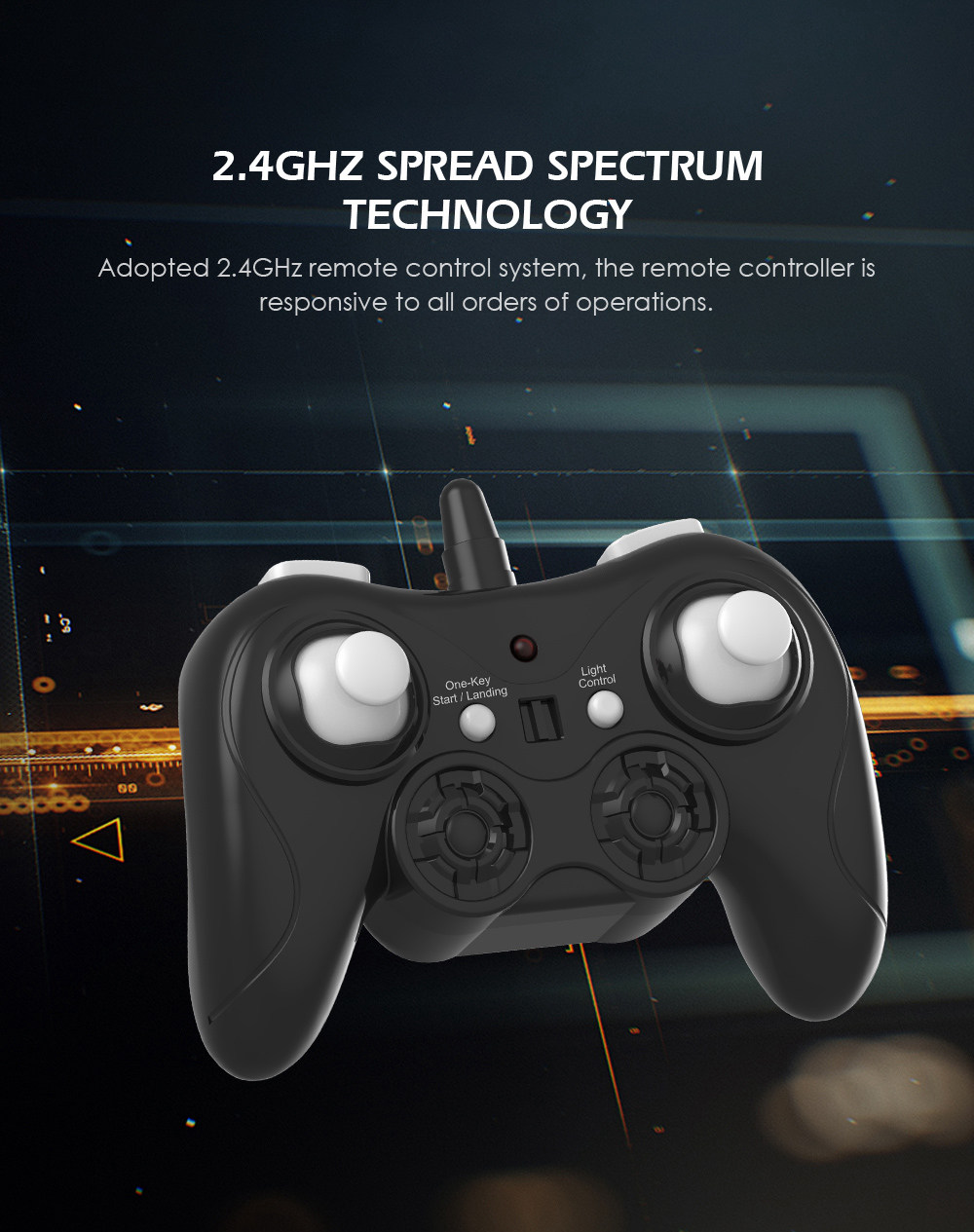 JJRC JX01 DAWN RC Helicopter 2.4G 6-Axis Gyro with Altitude Hold Mode - Red