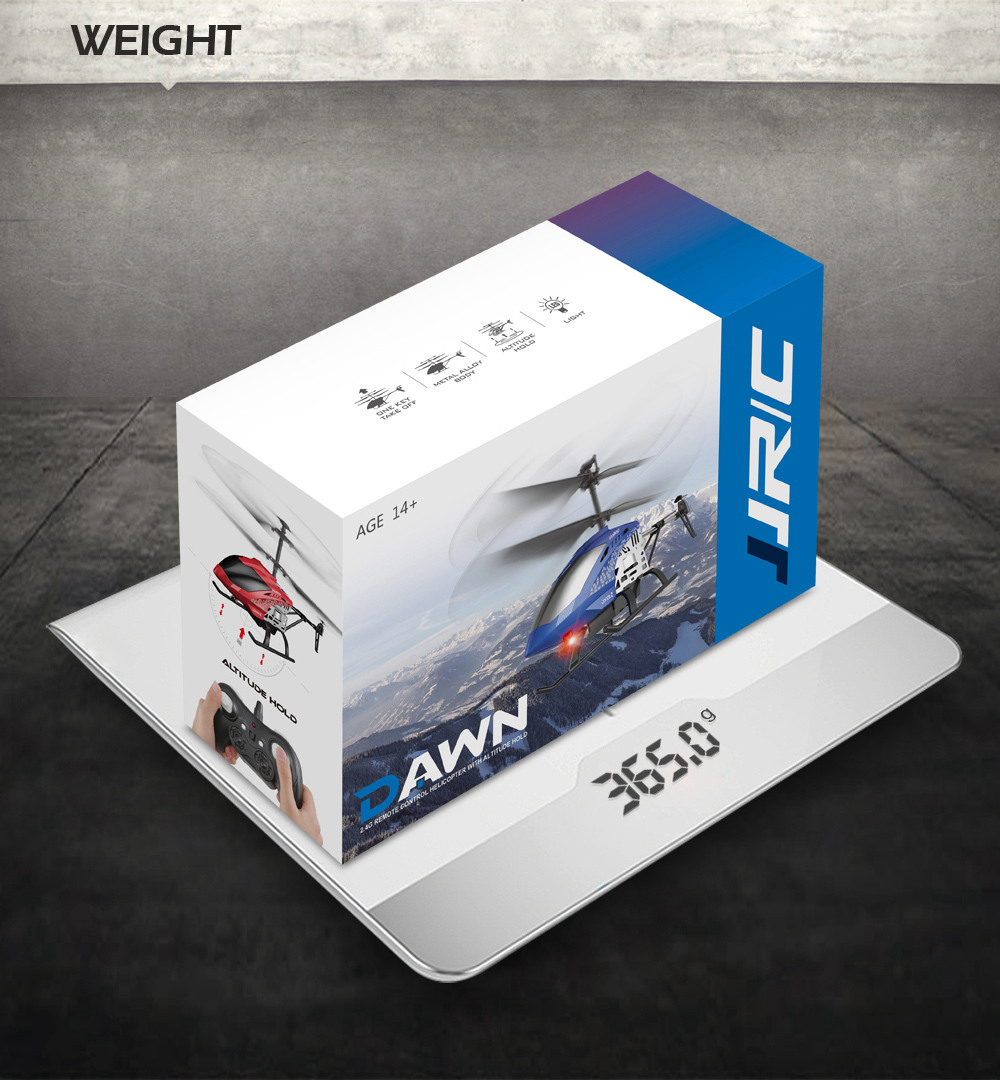 JJRC JX01 DAWN RC Helicopter 2.4G 6-Axis Gyro with Altitude Hold Mode - Red