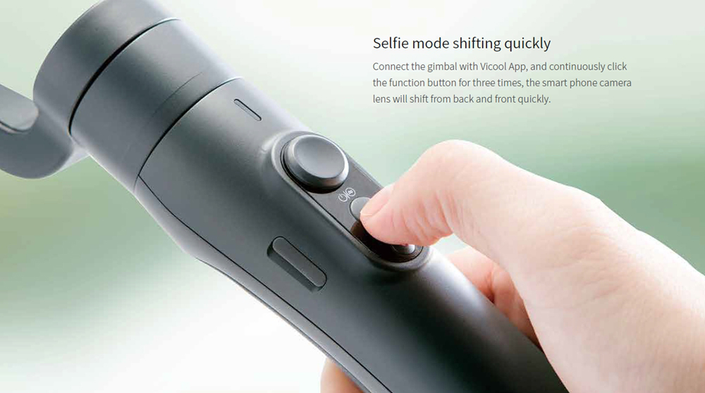 Feiyu Tech Vimble 2 3-Axis Brushless Handheld Gimbal Stabilizer for Smartphone - Night Black