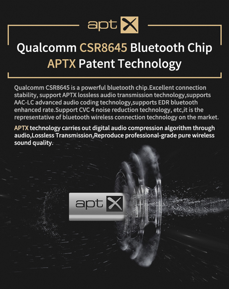 Original KZ Bluetooth Module Upgrade Cord for ZS3/ZS4/ZS5/ZS6/ZSA - Black Straight Plug