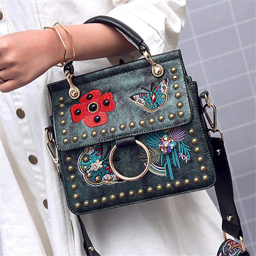 Women's Messenger Bag Handbag Crossbody BagGreen