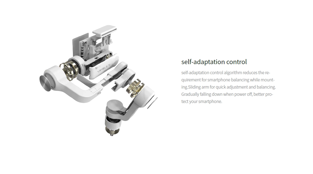 Feiyu Tech Vimble 2 3-Axis Brushless Handheld Gimbal Stabilizer for Smartphone - Night Black