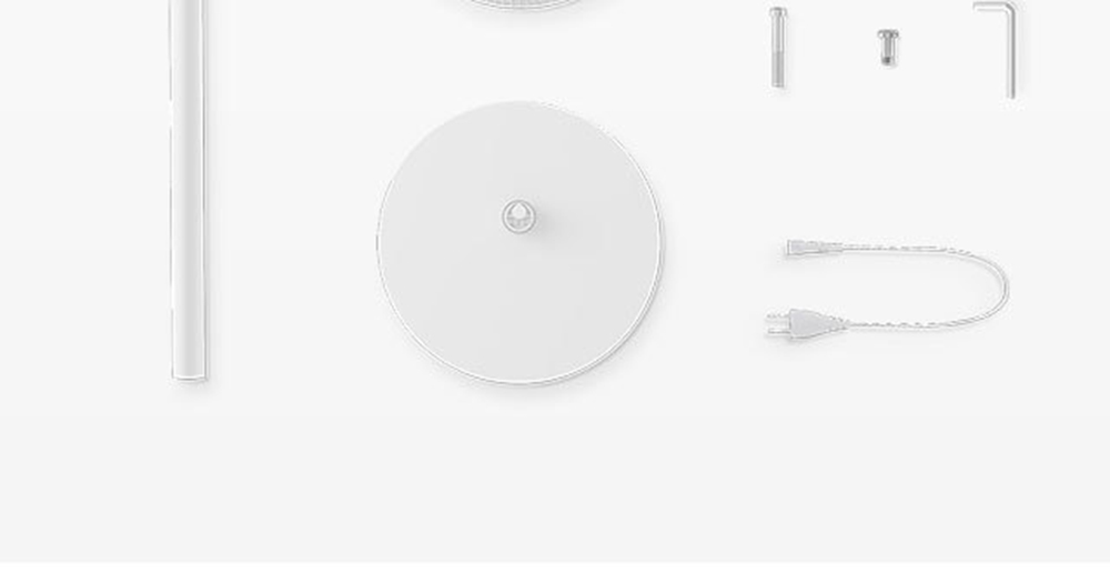 Xiaomi Mijia DC Frequency Conversion Floor Fan AI Voice Control 120 Degree Oscillating Fan APP100 Speed Settings - White
