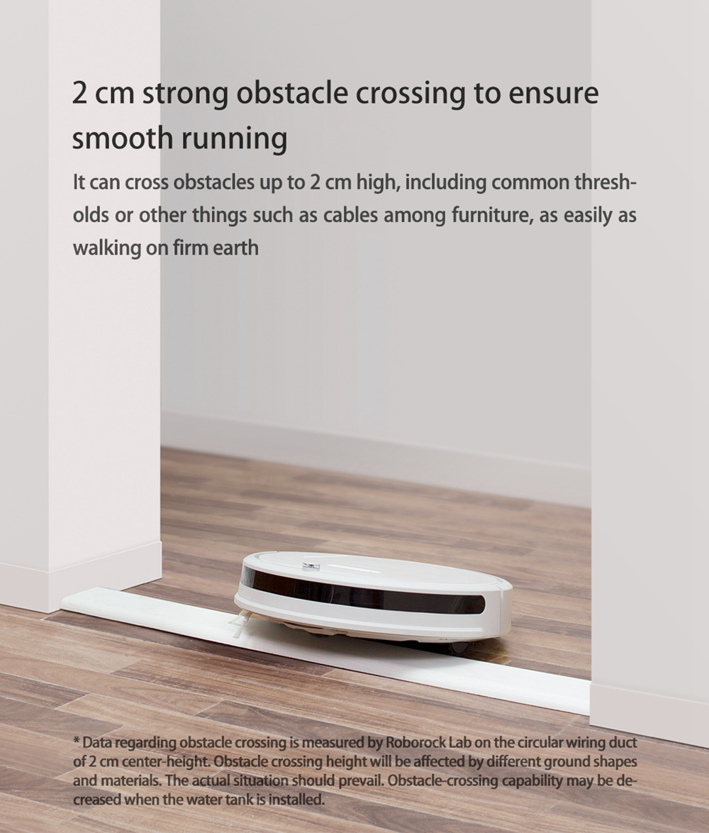 [HK Stock][International Version]Xiaomi Roborock Xiaowa E20 Vacuum Cleaner 2600mA Battery 1800Pa Suction 640ml Large Dust Box Autonomous Planning Edition Works With Amazon Alexa - White