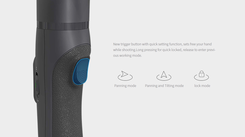 Feiyu Tech Vimble 2 3-Axis Brushless Handheld Gimbal Stabilizer for Smartphone - Night Black